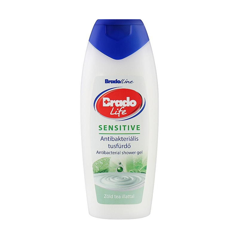 Гель для душу Bradoline Brado Life Sensitive Antibacterial Shower Gel, 400 мл